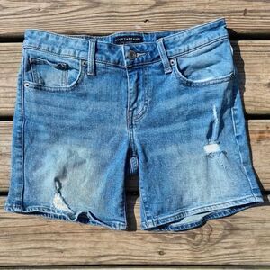 Lucky Brand Women's Distressed Denim Shorts - 0/25
